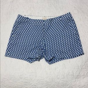J Crew Shorts Blue & White sz 10